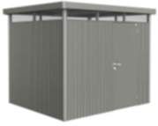 Biohort Gerätehaus HighLine Gr. H3 quarzgrau-metallic, Doppeltür 2750x2350x2220 mm
