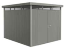 Biohort Gerätehaus HighLine Gr. H5 quarzgrau-metallic, Doppeltür 2750x3150x2220 mm
