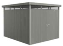 Biohort Gerätehaus HighLine Gr. H5 quarzgrau-metallic, Standardtür, 2750x3150x2220 mm