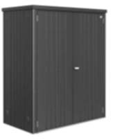 Biohort Geräteschrank Gr. 150 dunkelgrau-metallic 830x1550x1825 mm