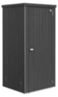 Biohort Geräteschrank Gr. 90 dunkelgrau-metallic, 930x830x1825 mm