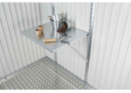 Biohort Klapptisch für alle Gerätehäuser u. Geräteschrank 600x690x5 mm