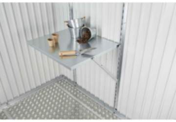 Biohort Klapptisch für alle Gerätehäuser u. Geräteschrank 600x690x5 mm