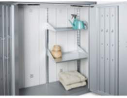 Biohort Regale-Set zu Terrassenschrank Romeo Gr. M & L, 2 Böden