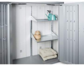Biohort Regale-Set zu Terrassenschrank Romeo Gr. M & L, 2 Böden