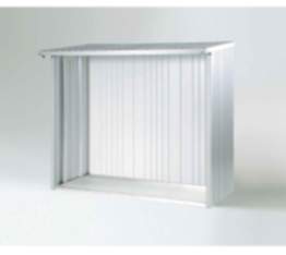 Biohort Rückwand WoodStock 150 silber-metallic 5x1455x1965 mm