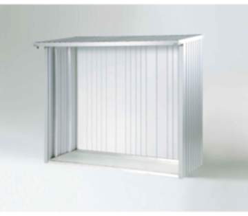 Biohort Rückwand WoodStock 150 silber-metallic 5x1455x1965 mm