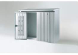 Biohort Türpaket WoodStock 230 silber-metallic 1380x1725 mm