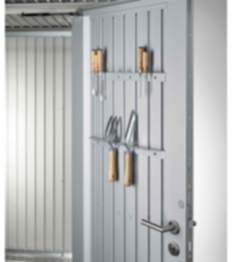 Biohort Werkzeughalter silber für Gerätehaus AvantGarde+HighLine+HighBoard 50x515x35 mm