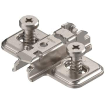 Blum Clip Top Kreuzmontageplatte mit Euroschrauben
