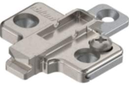 Blum Clip Top Kreuzmontageplatte zum Schrauben