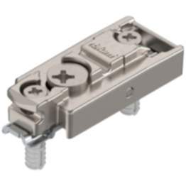 Blum Clip Top Montageplatte mit Schrauben und Spreizdübeln