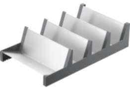 Blum Gewürzhalter AMBIA LINE ZC7G0P0I Kunststoff oriongrau matt/Edelstahl (Inox)