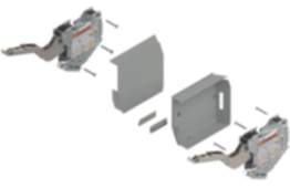 Blum Hochklappbeschlag AVENTOS HK-S mit Dämpfung für Korpushöhe 150 - 400 mm