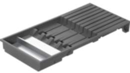 Blum Messerhalter AMBIA LINE ZC7M0200 Kunststoff oriongrau matt/Edelstahl (Inox)