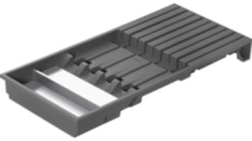 Blum Messerhalter AMBIA LINE ZC7M0200 Kunststoff oriongrau matt/Edelstahl (Inox)