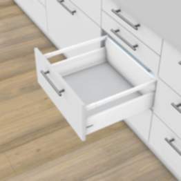 Blum Schubkasten-SET TANDEMBOX K D-Reling Zargenhöhe 115 mm 65 kg weiß Tip-On & Blumotion Dämpfung
