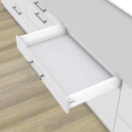 Blum Schubkasten-SET TANDEMBOX K Zargenhöhe 115 mm 30 kg weiß mit Tip-On & Blumotion Dämpfung