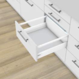 Blum Schubkasten-SET TANDEMBOX M D-Reling Zargenhöhe 83 mm 30 kg weiß Tip-On & Blumotion Dämpfung