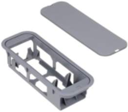 Blum SERVO-DRIVE Netzteilhalter für Bodenmontage mit Deckel Z10NG000