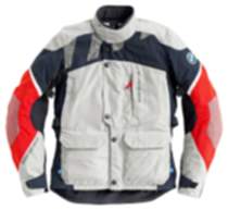 BMW GS Dry Motorradjacke Herren (grau / schwarz / rot) Farbe: Schwarz|Grau|Rot Größe: 46