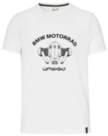 BMW Luftgekühlt T-Shirt Herren (weiß) Farbe: Blau Größe: M