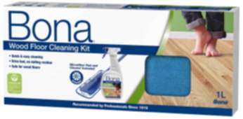Bona Boden-Reinigungsset für Parkett & Holzböden inkl. Wischmopp und Reiniger