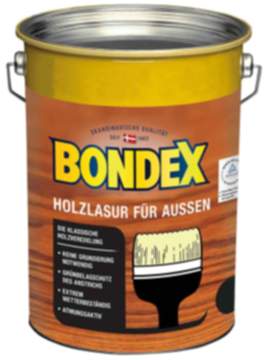 Bondex Holzlasur Anstrich für den Aussenbereich 2,50 l Dunkelgrau