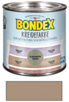 Bondex Kreidefarbe Elegantes Taupe 0,50 l Elegantes Taupe für den Innenbereich