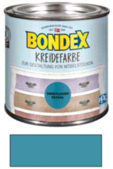 Bondex Kreidefarbe Gemütliches Petrol 0,50 l Gemütliches Petrol für Innen