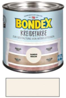 Bondex Kreidefarbe Sandig Braun 0,5l