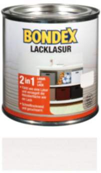 Bondex Lacklasur Weiß 0,375l