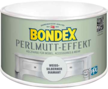 Bondex Perlmutt- Effekt Weisser Diamant 0,5l