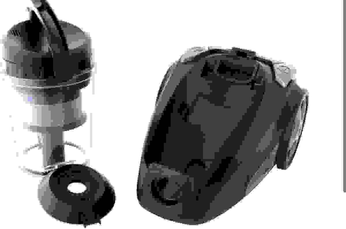 C-clone Staubsauger - 850 Watt - Beutelloser Zyklonstaubsauger - Schwarz