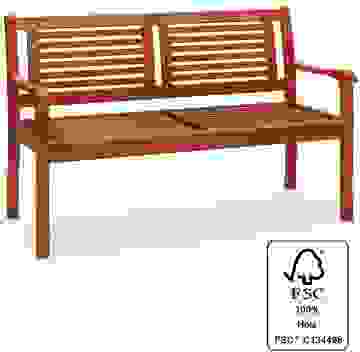 Casa Gartenbank Eukalyptusholz 120x60x90cm FSC®-zertifiziert