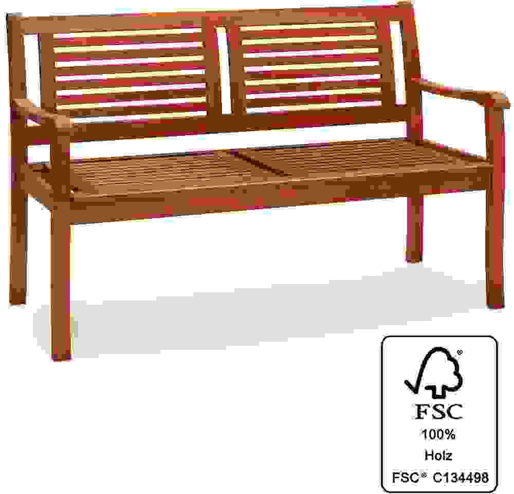 Casa Gartenbank Eukalyptusholz 120x60x90cm FSC®-zertifiziert
