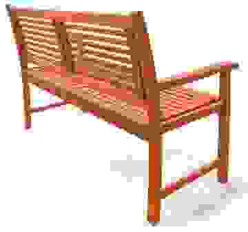 Casa Gartenbank Eukalyptusholz 120x60x90cm FSC®-zertifiziert