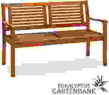 Casa Gartenbank Eukalyptusholz 120x60x90cm FSC®-zertifiziert