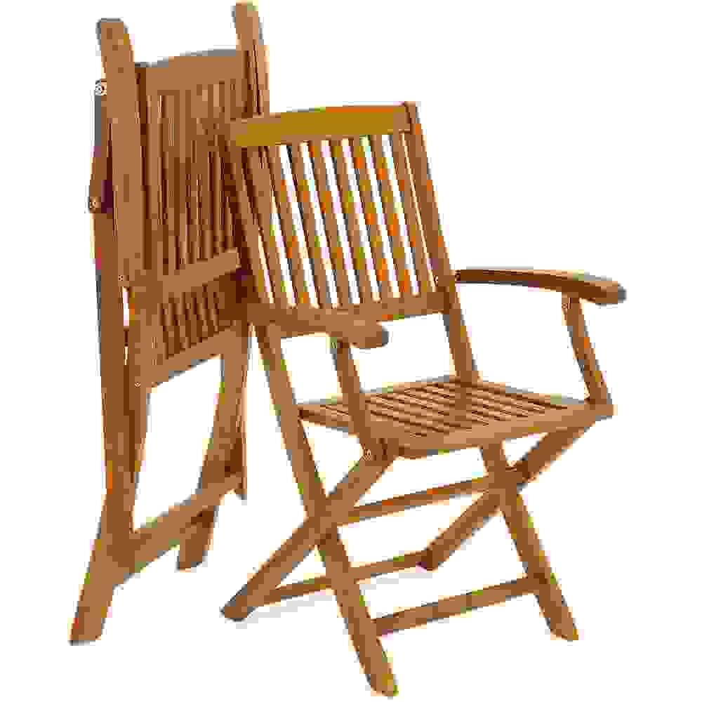 Casaria Garten-Set 'Boston' 7-teilig - Akazienholz