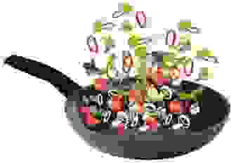 Cheffinger Bratpfanne - Marmorbeschichtung - 28 cm - Schwarz