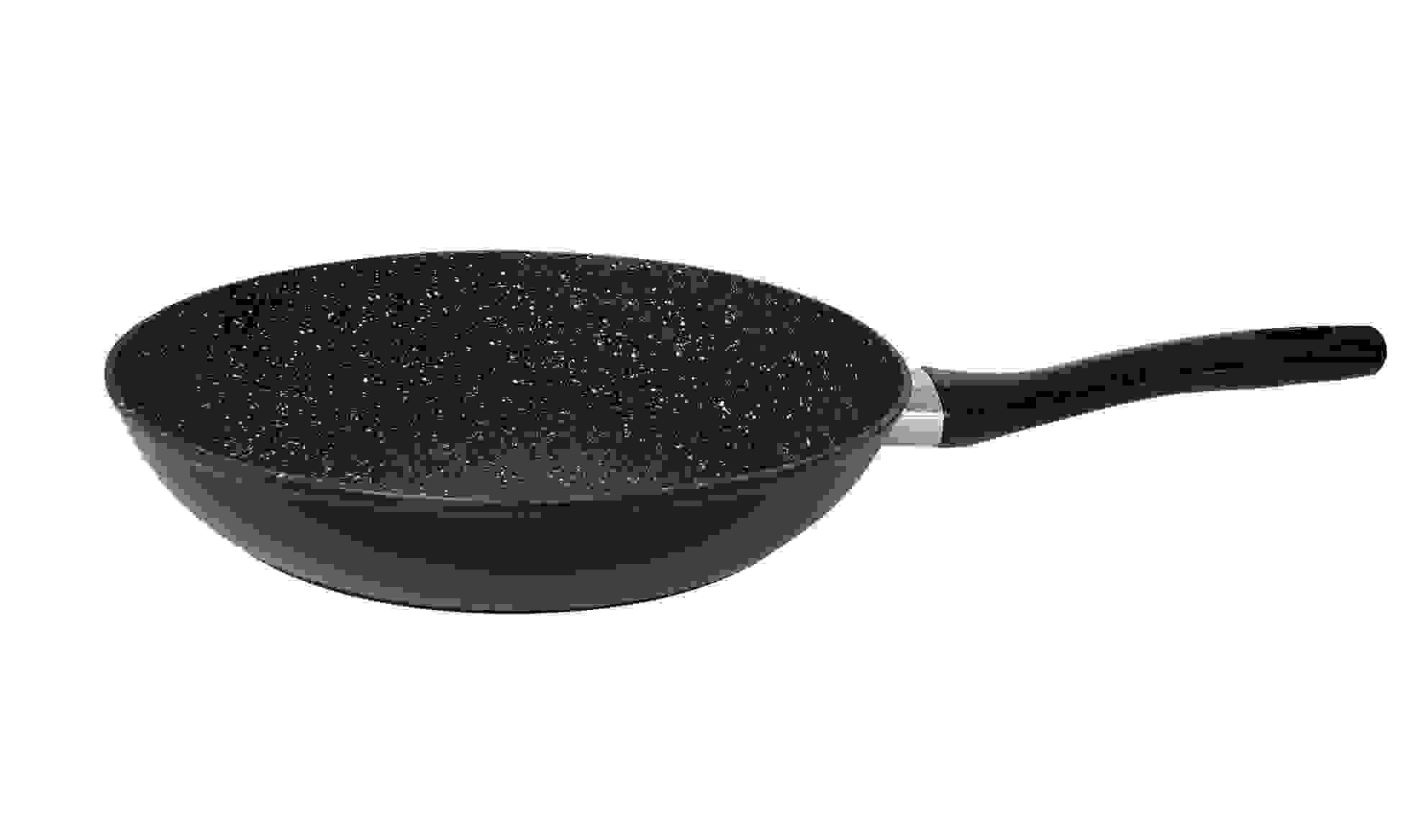 Cheffinger Bratpfanne - Marmorbeschichtung - 28 cm - Schwarz