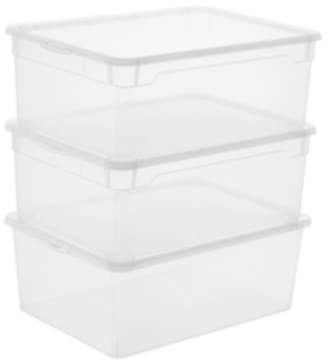 Clear Box Men Shoe, 3er Set