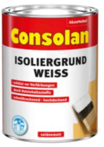 Consolan Isoliergrund Weiß 5L Schützt vor Verfärbungen