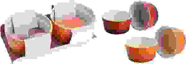 Creme brulee Brenner - MIT Flammensperre - INKLUSIVE 2 Schalen