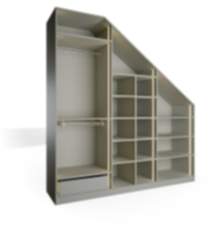 Dachschrägenschrank Ankleidezimmer Taja