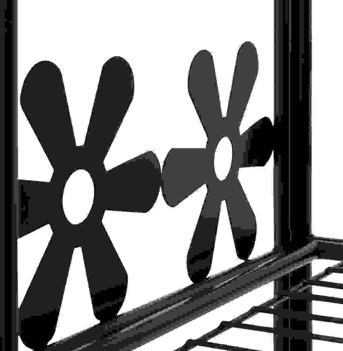 DBA Metallregal - Matt schwarz - 60x30x50cm