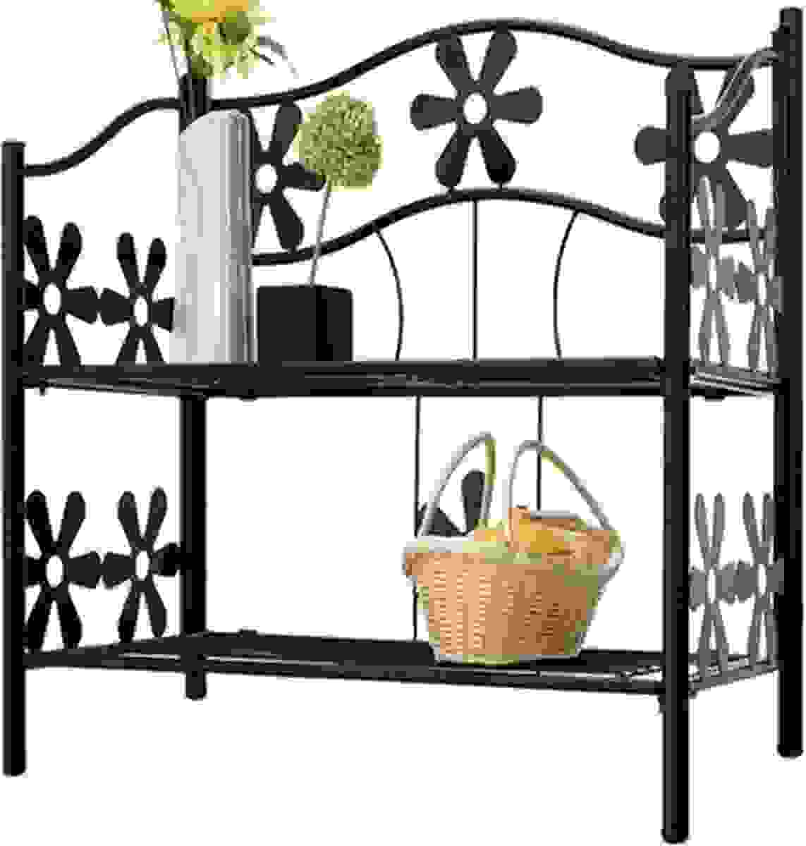 DBA Metallregal - Matt schwarz - 60x30x50cm