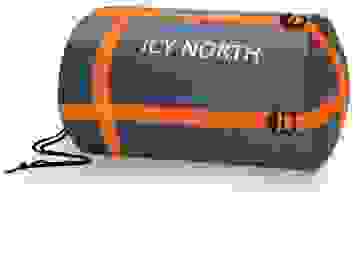DBA Mountaineer Schlafsack Icy North orange+anthrazit