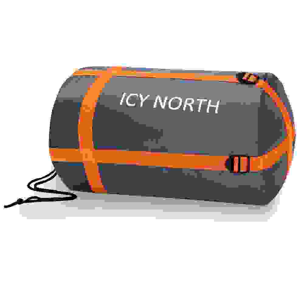 DBA Mountaineer Schlafsack Icy North orange+anthrazit