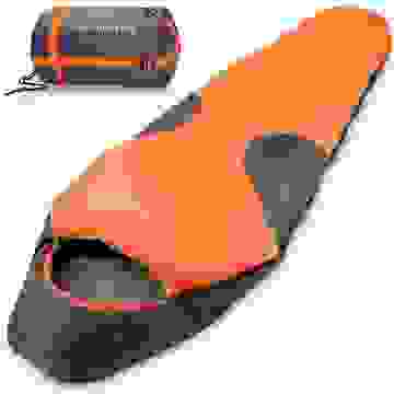 DBA Mountaineer Schlafsack Icy North orange+anthrazit